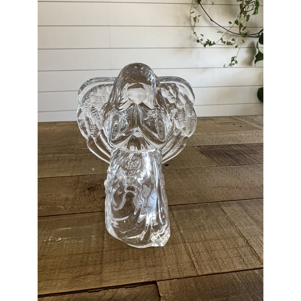 St. George Crystal Praying Angel Votive Holder by Holiday Elegance
